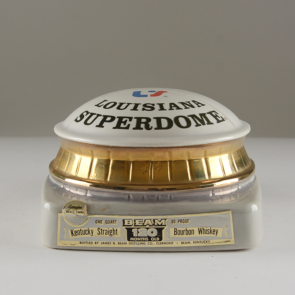 Vintage Louisiana Superdome Jim Beam Decanter EBTH
