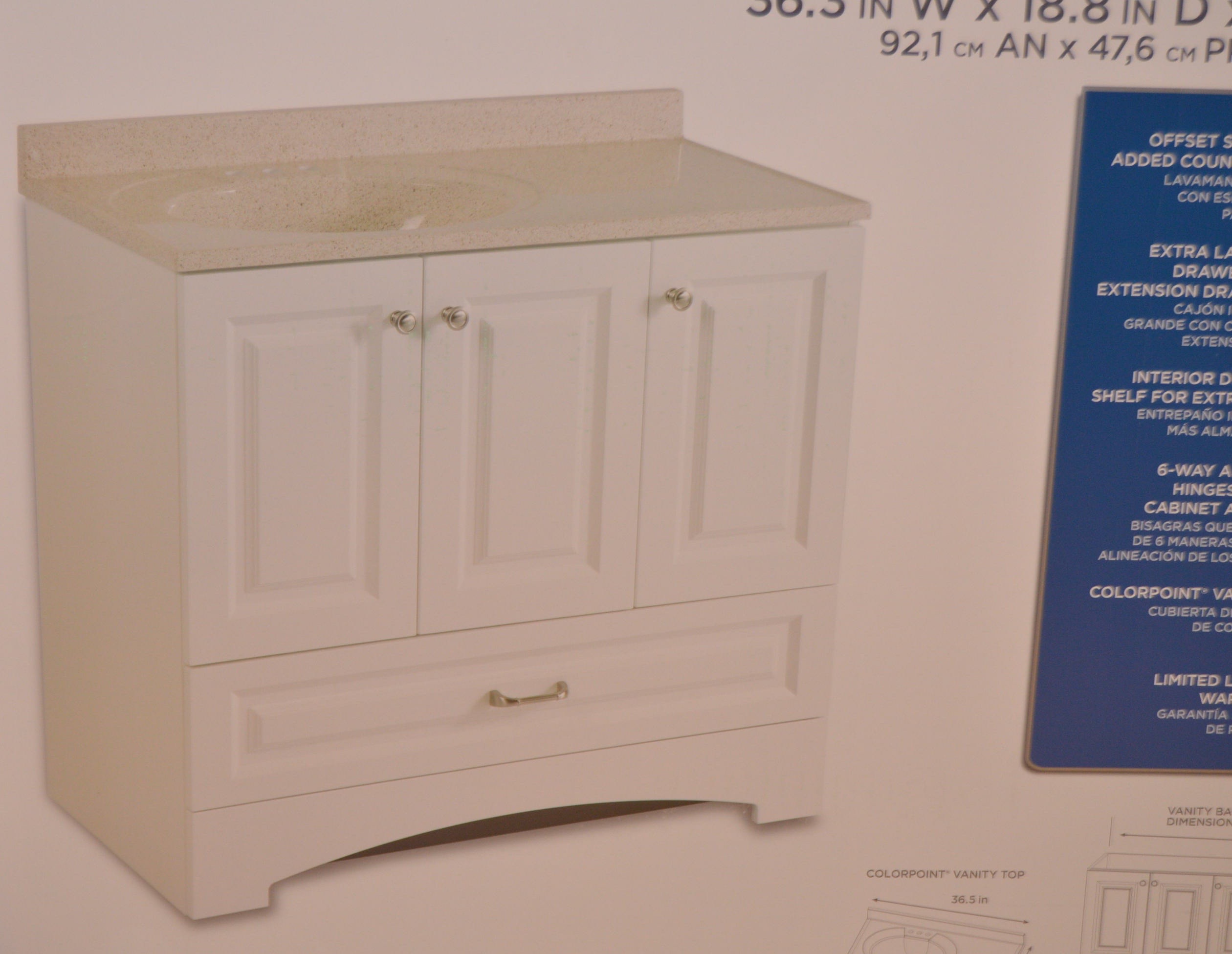 Glacier Bay 36" Vanity Combo EBTH