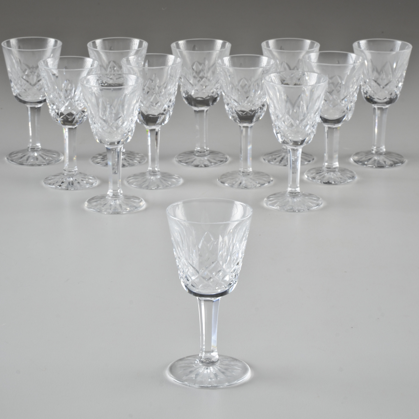 Set of Waterford Crystal "Lismore" Small Cordial Glasses EBTH