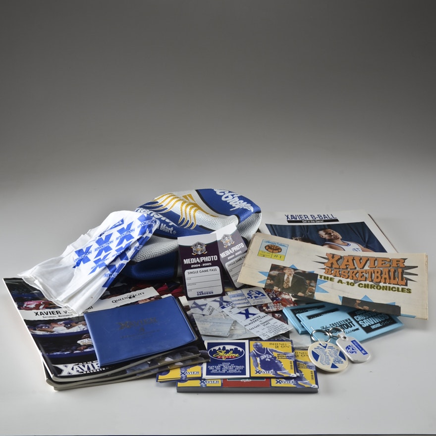 Xavier Basketball Lot From Cincinnati Gardens Ice Bar Ebth