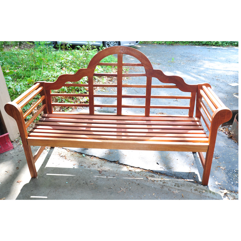 Eucalyptus Wood Outdoor Bench EBTH