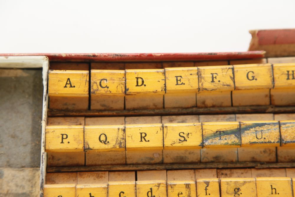 Antique Grocery Store Rubber Stamps EBTH