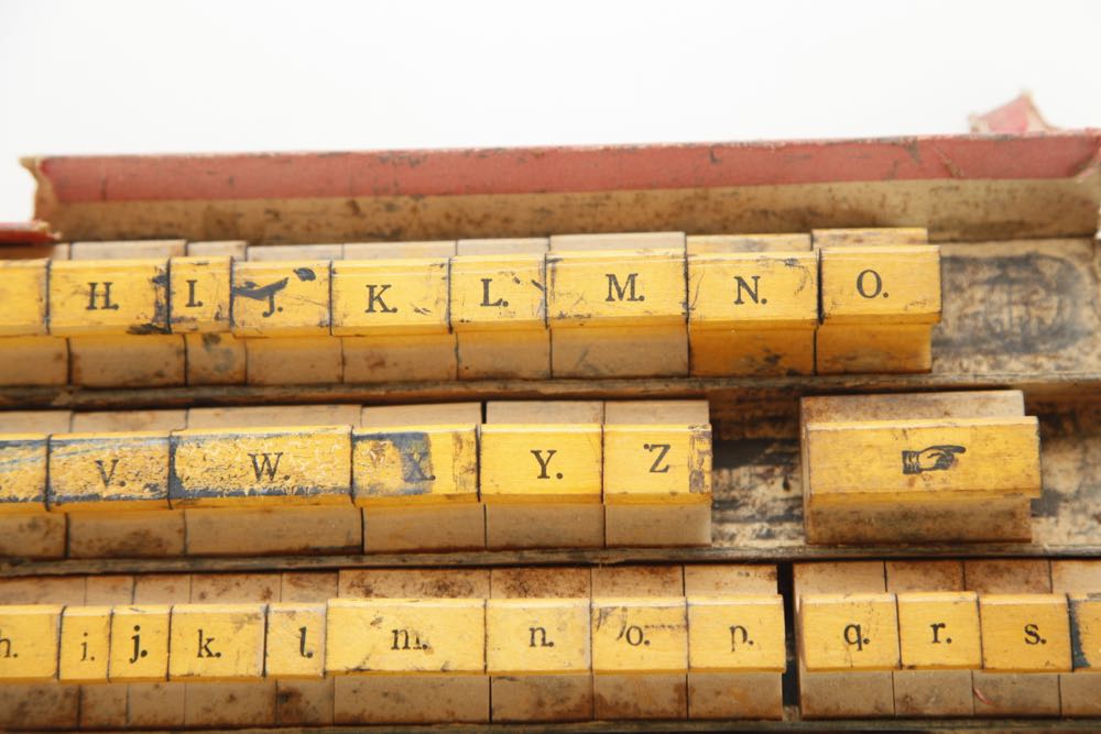 Antique Grocery Store Rubber Stamps EBTH