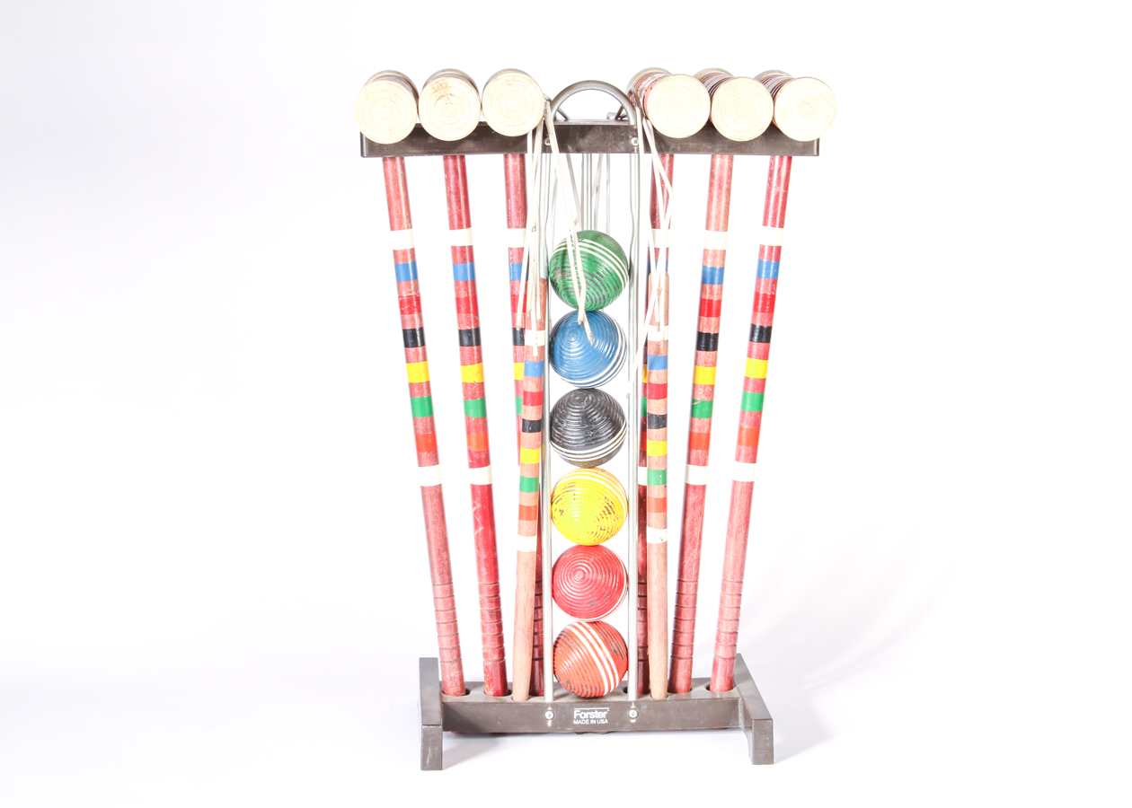 Vintage Forster Croquet Set EBTH