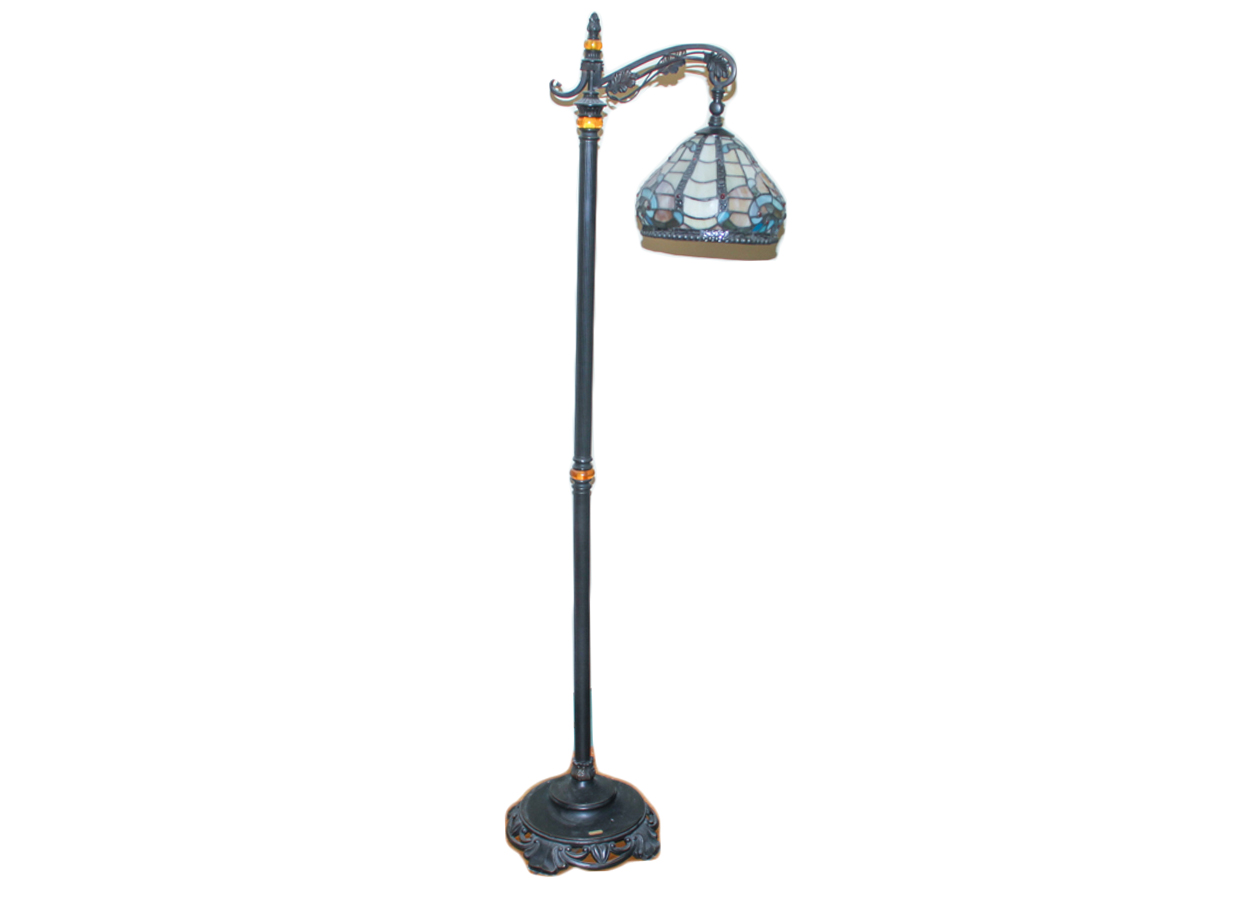Dale Tiffany Topaz Baroque Floor Lamp Ebth