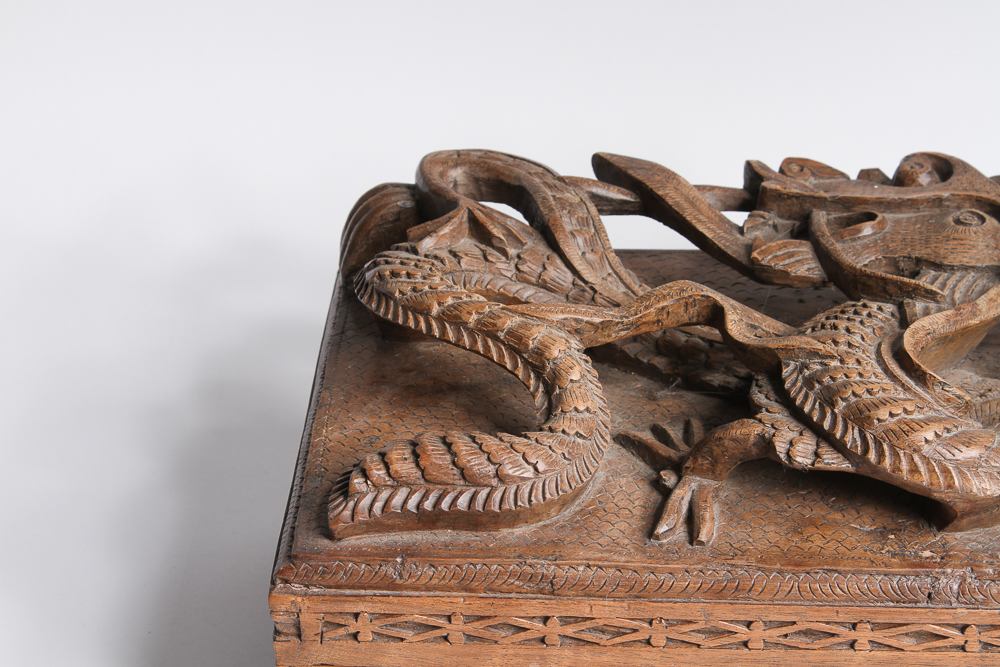 Carved Dragon Jewelry Box EBTH