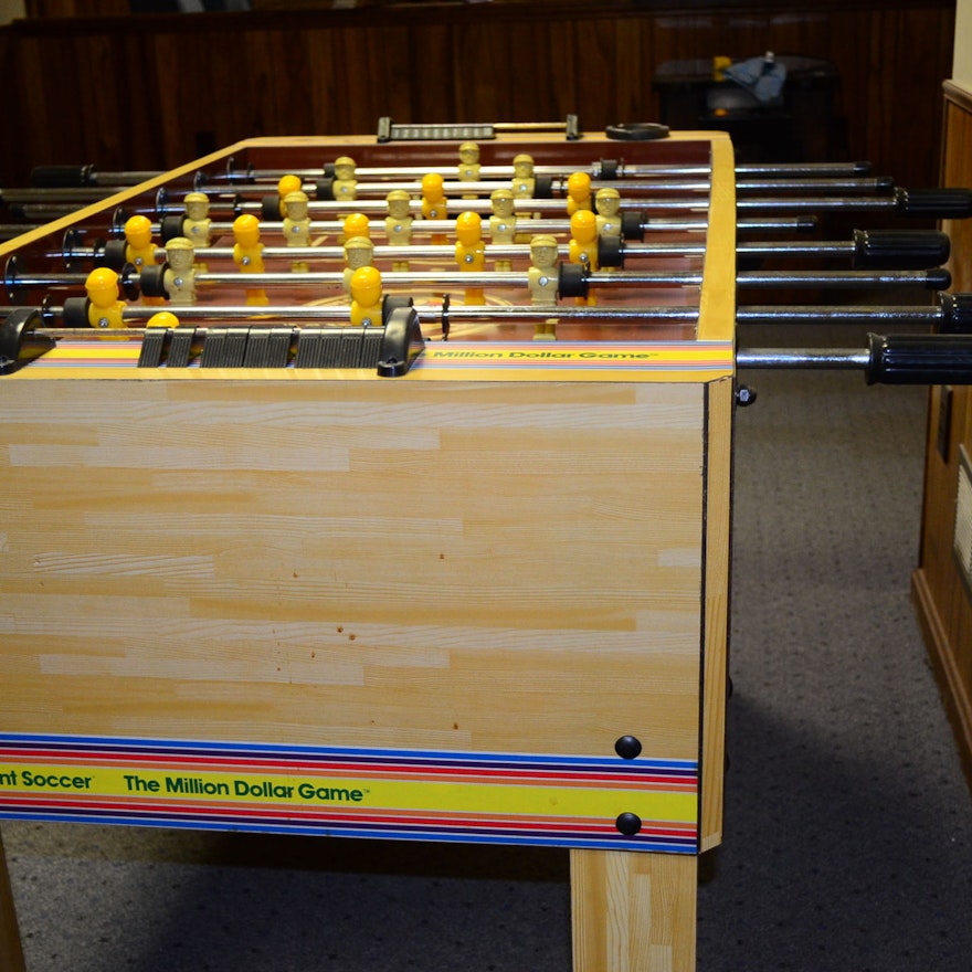 1978 Tournament Soccer The Million Dollar Game Foosball Table EBTH