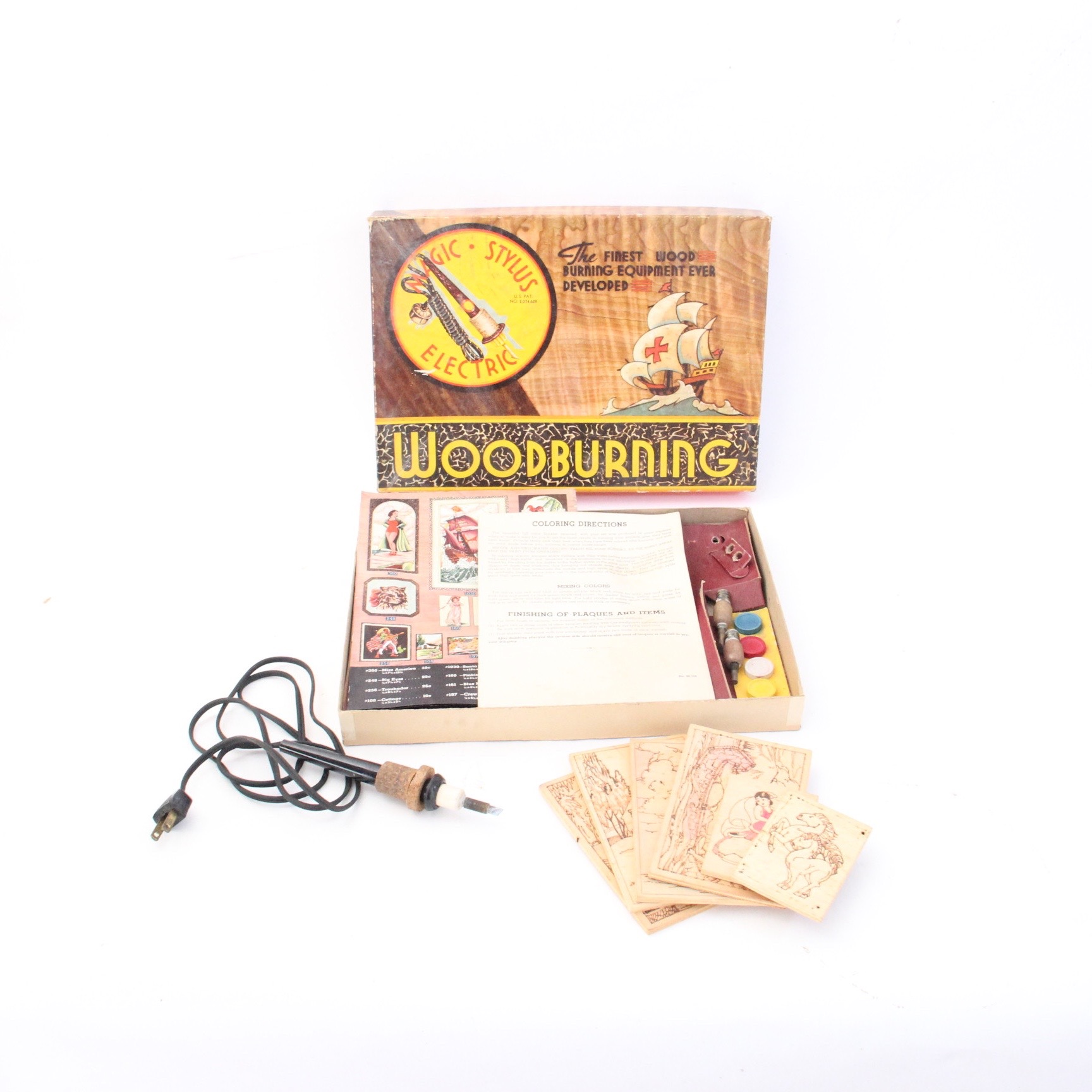 Vintage Wood Burning Kit EBTH