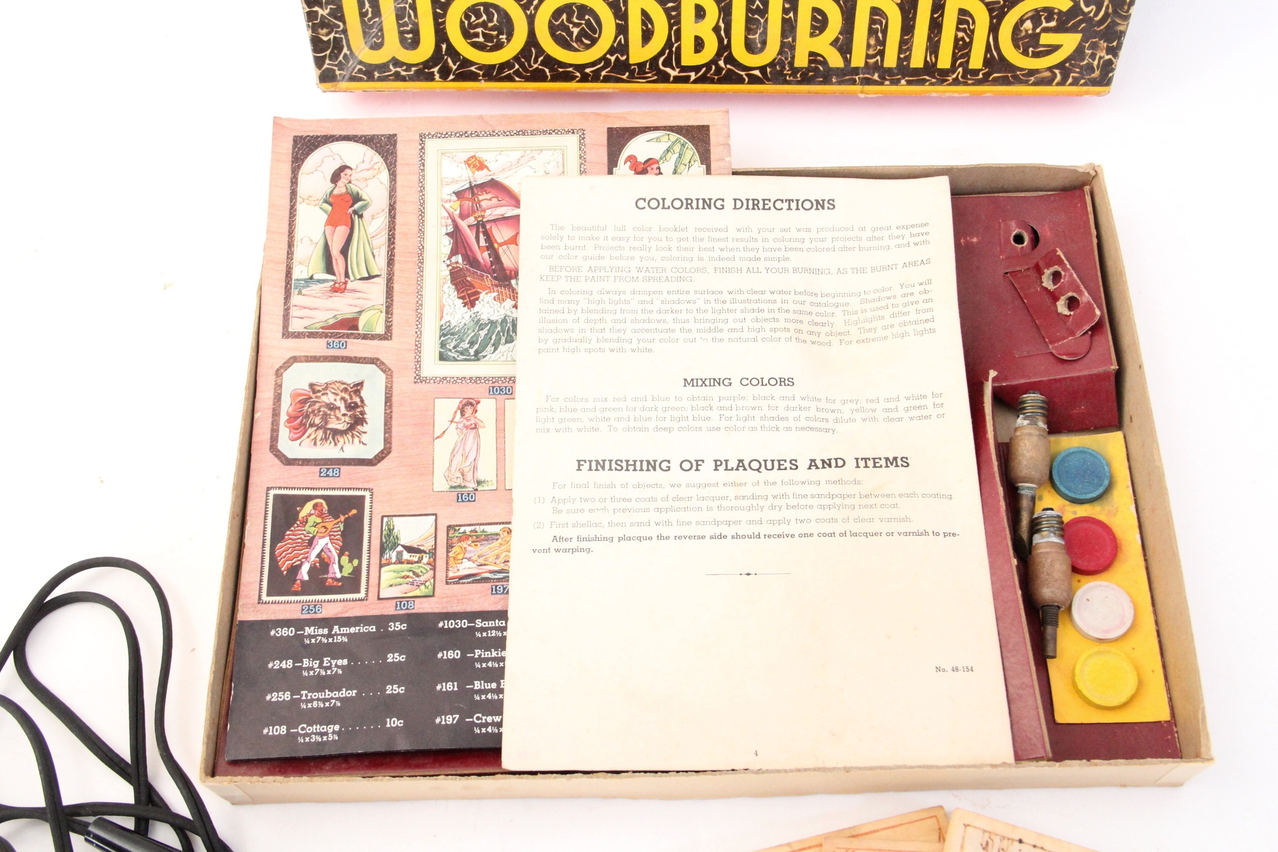 Vintage Wood Burning Kit EBTH