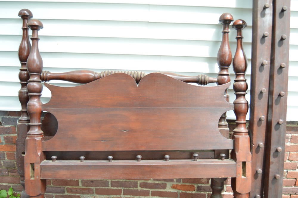 Antique Three Quarter Rope Bed Frame | EBTH