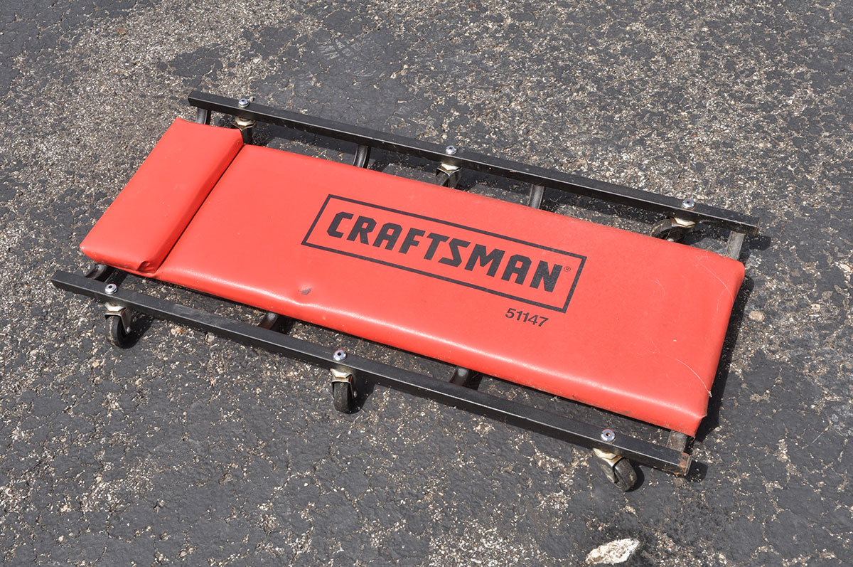 Craftsman Rolling Creeper and Creeper Seat EBTH
