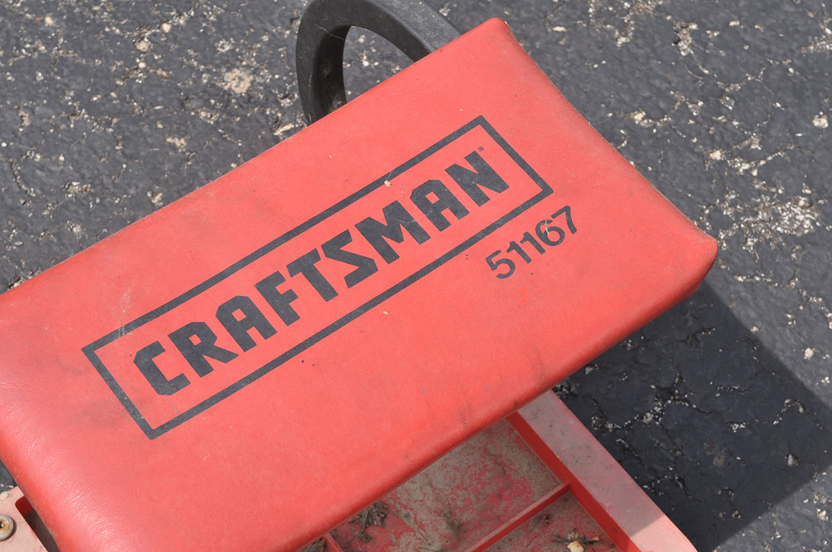 Craftsman Rolling Creeper and Creeper Seat EBTH