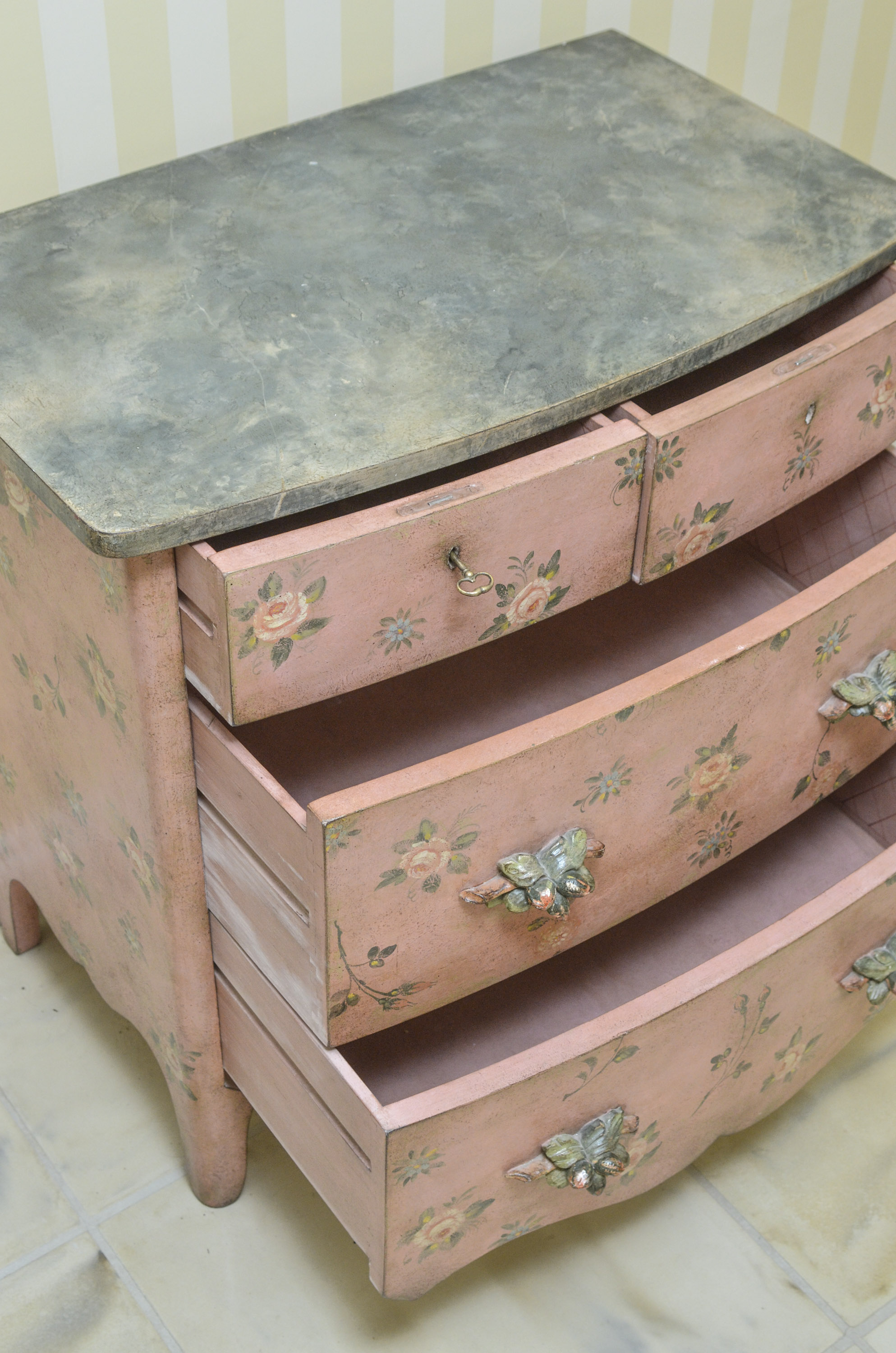 Hand Painted Chest of Drawers EBTH