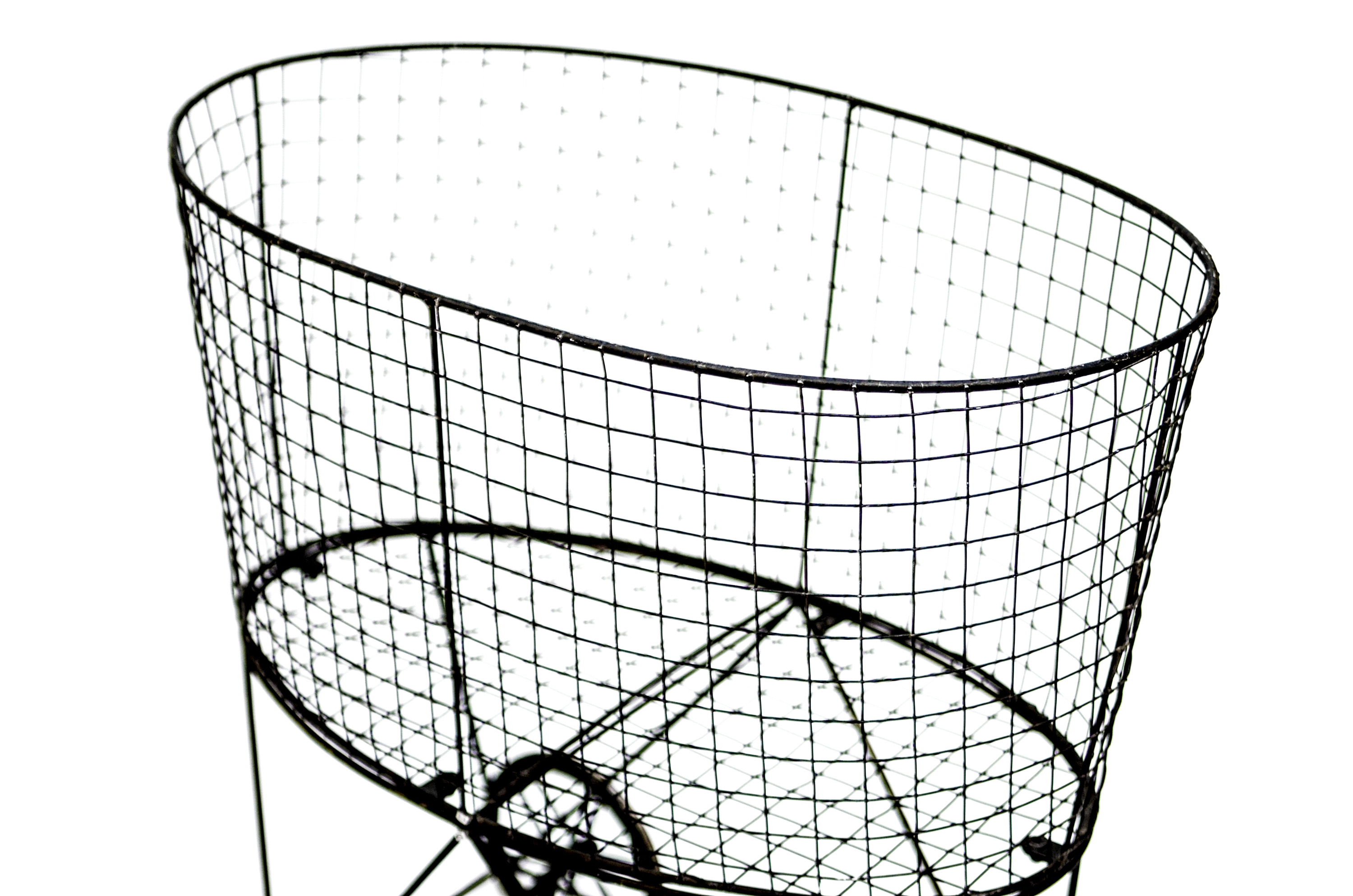 Pair of Metal Rolling Baskets EBTH