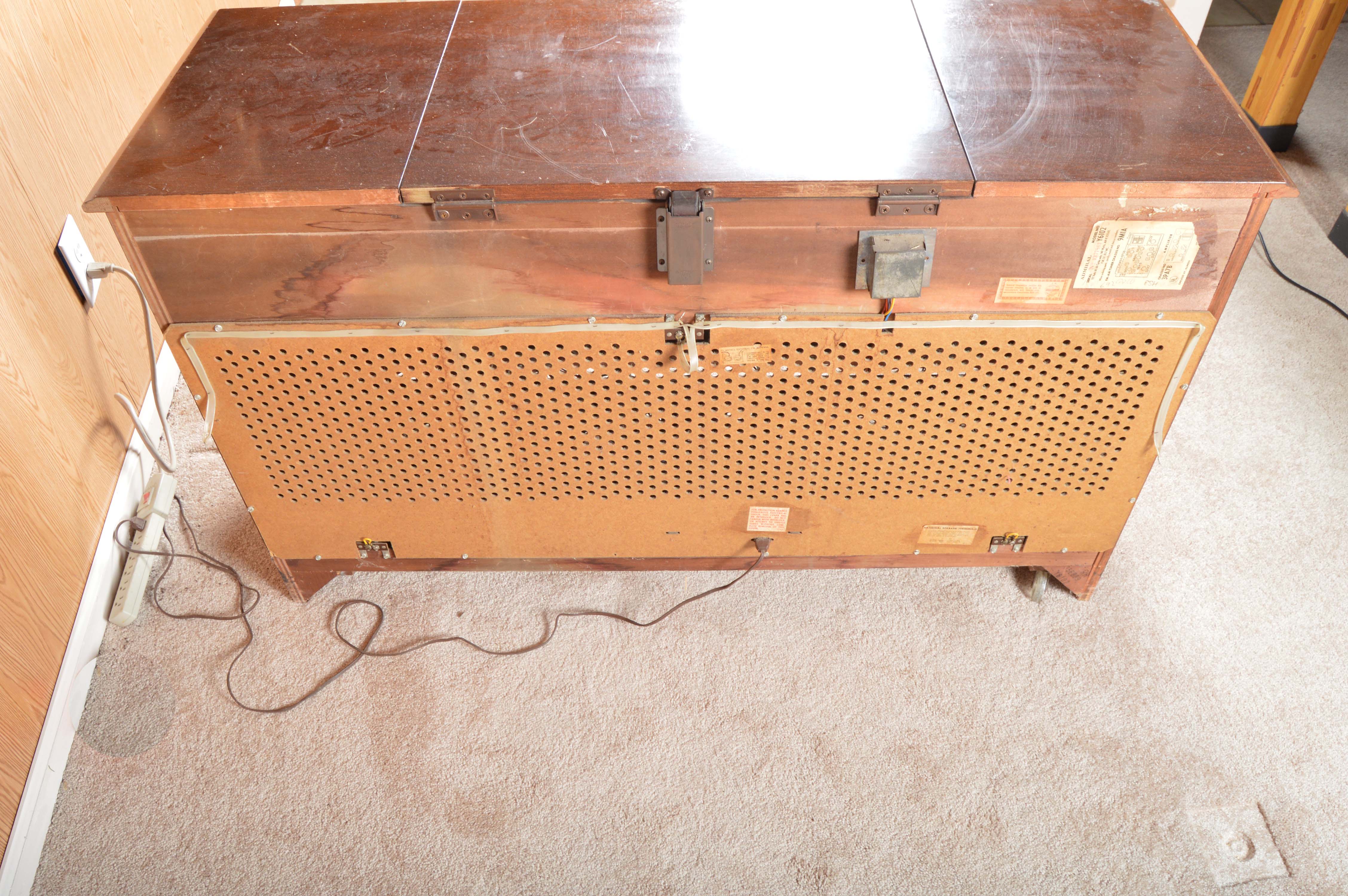 Vintage Admiral AM/FM Stereo Multiplex Console with Turntable