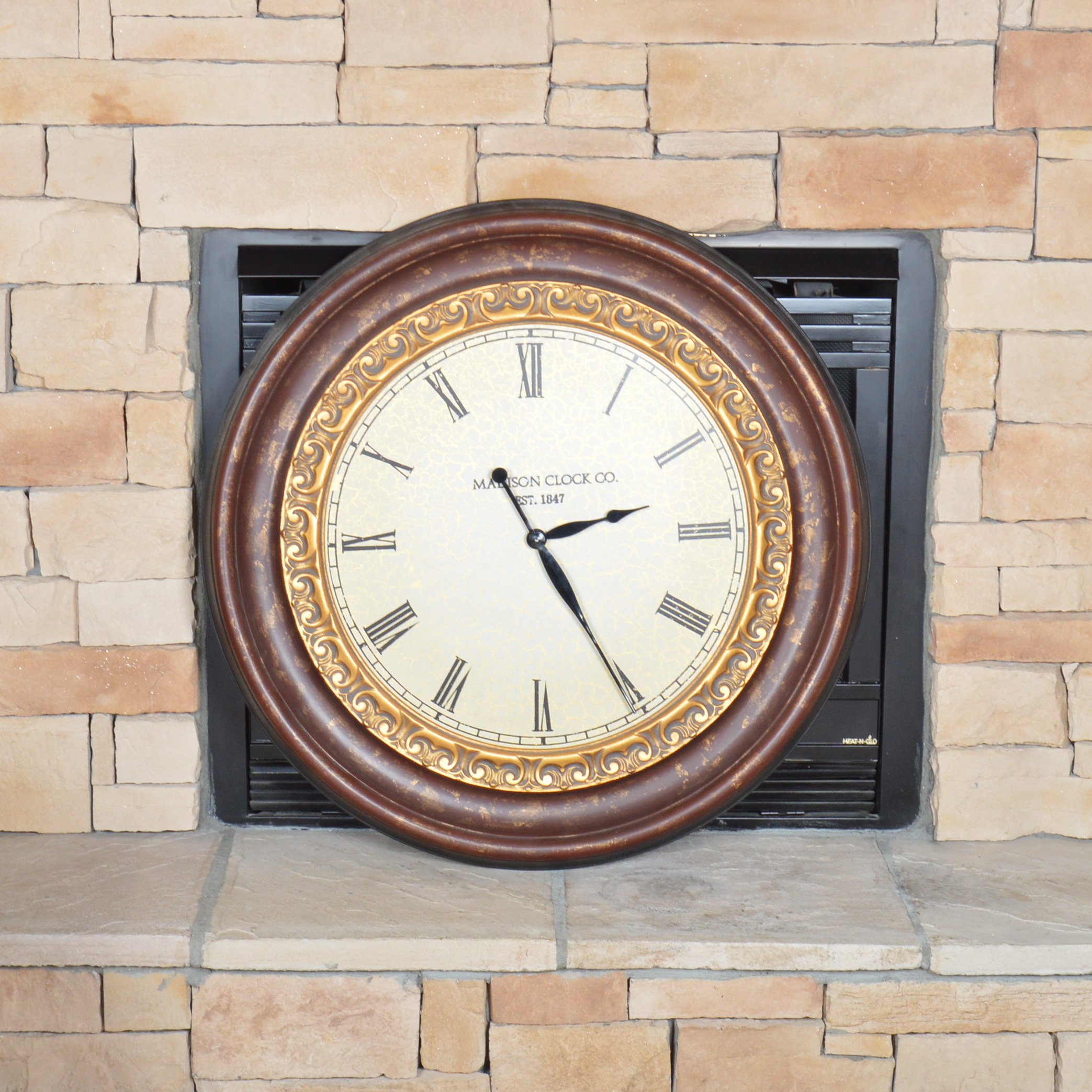 Madison Clock Co. Oversized Wall Clock EBTH
