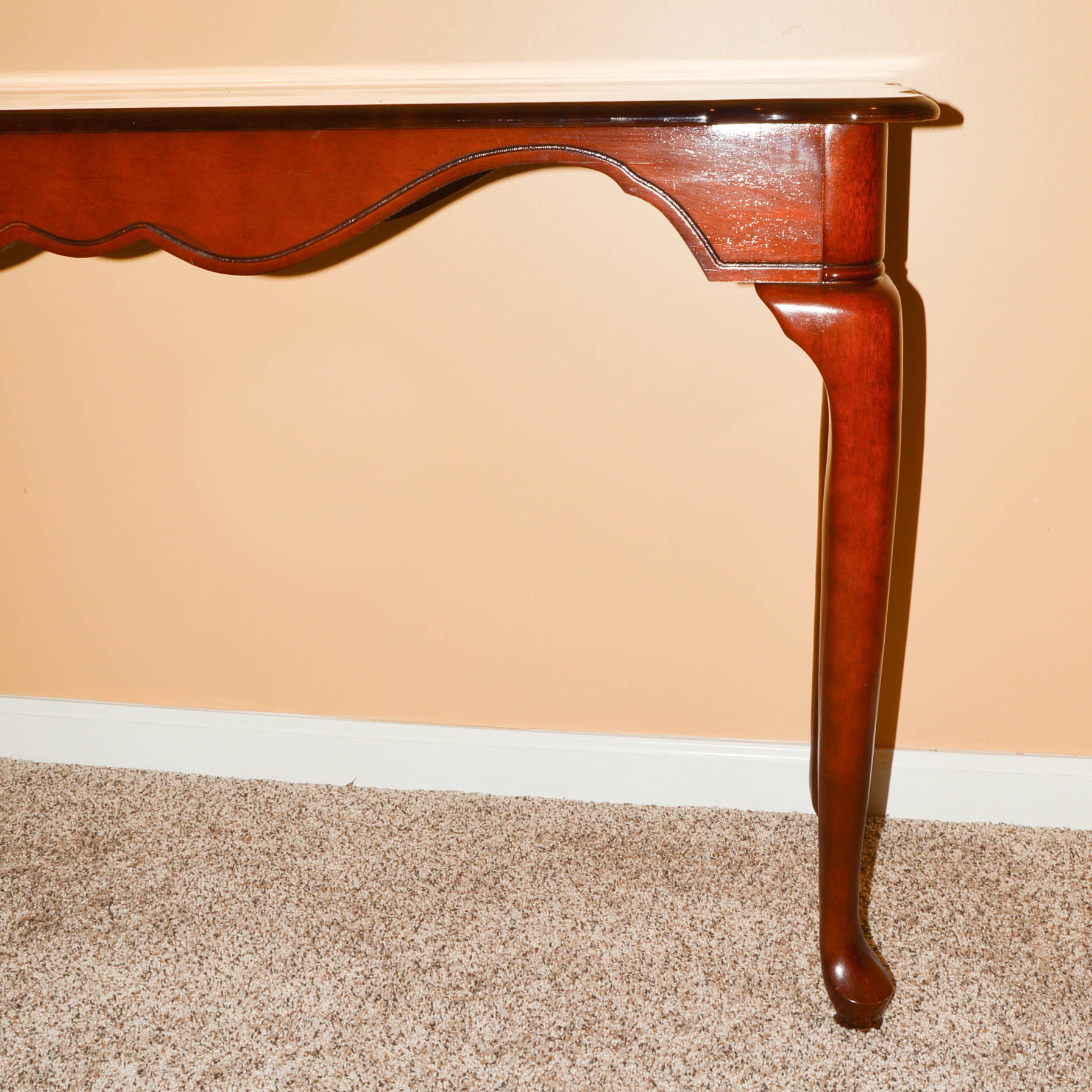 Queen Anne Style Console Table EBTH