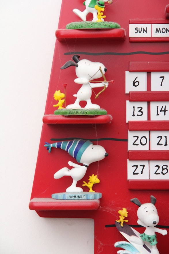 Snoopy and Woodstock Perpetual Calendar EBTH Snoopy and Woodstock Perpetual Calendar EBTH