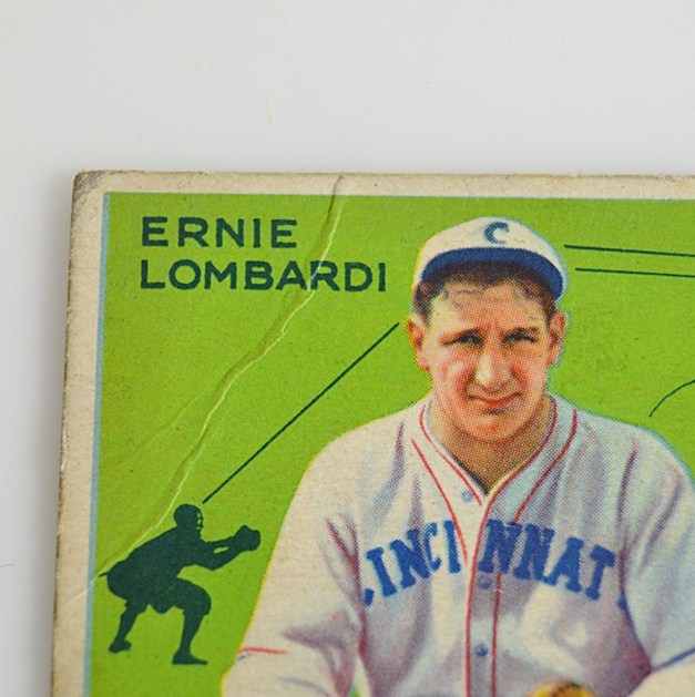 1934 Ernie Lombardi Goudey Gum Baseball Card EBTH