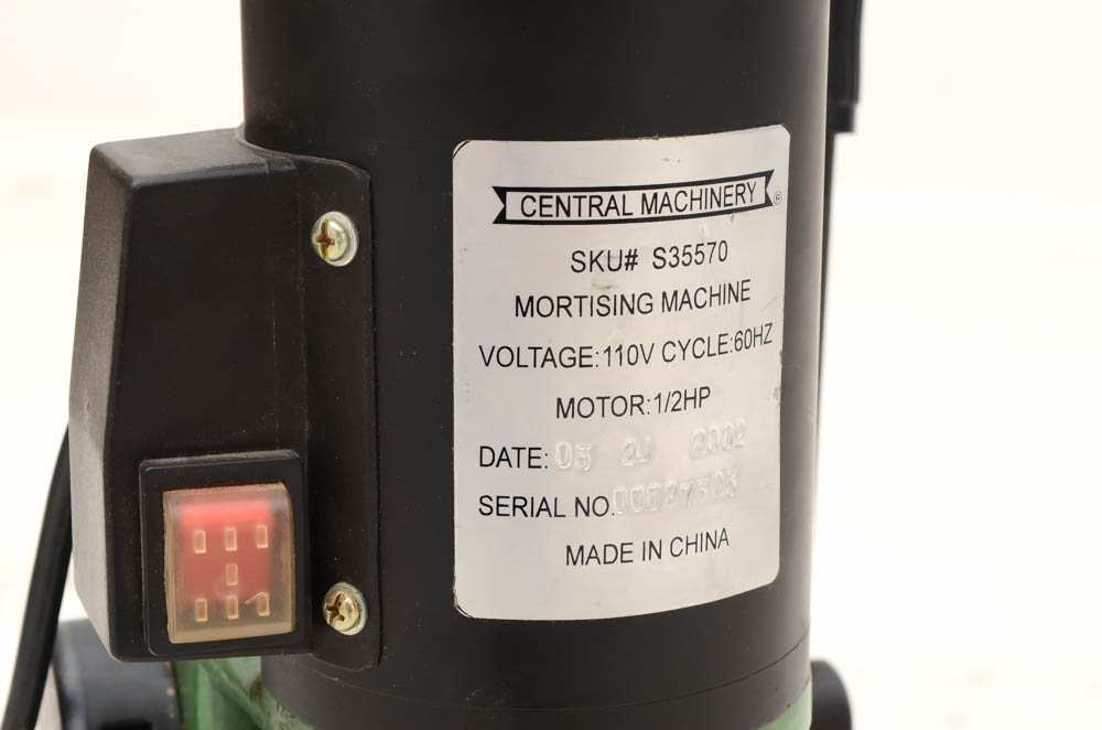 Central Machinery S35570 Mortising Machine Drill EBTH