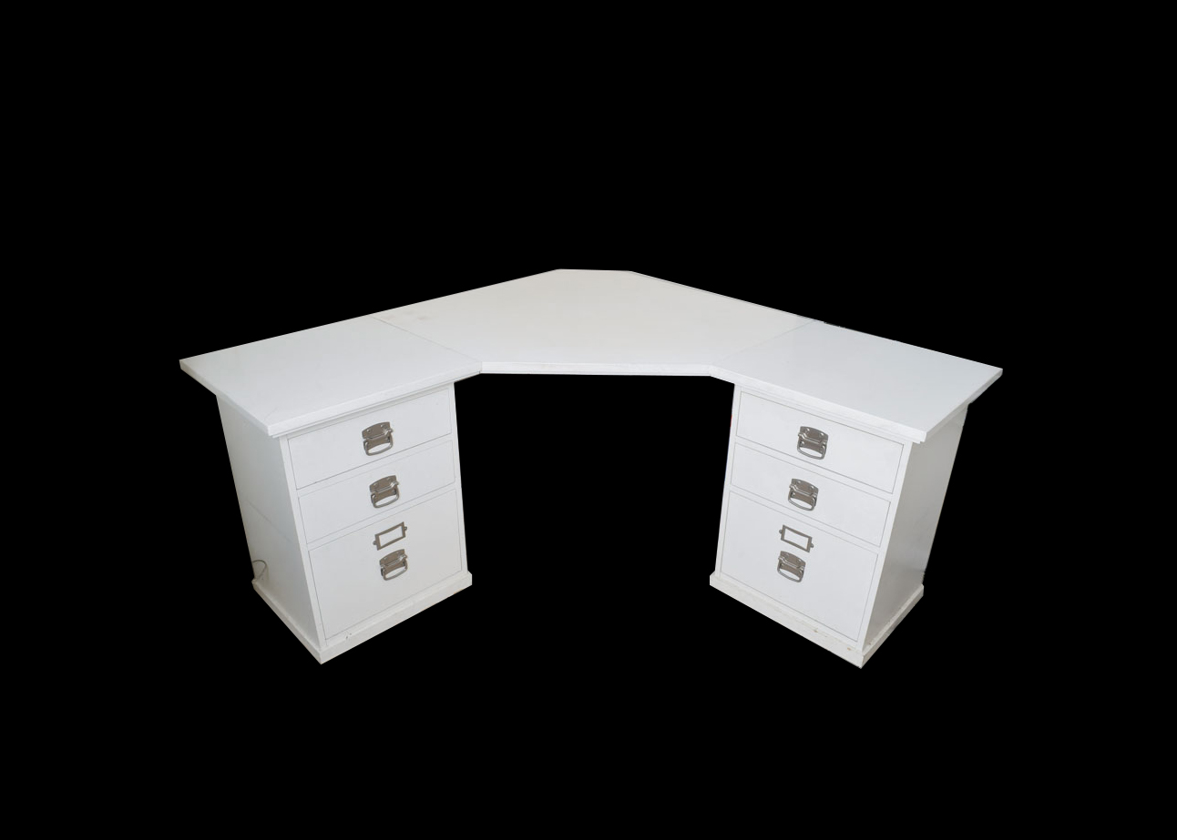 Pottery Barn Bedford Corner Desk Ebth