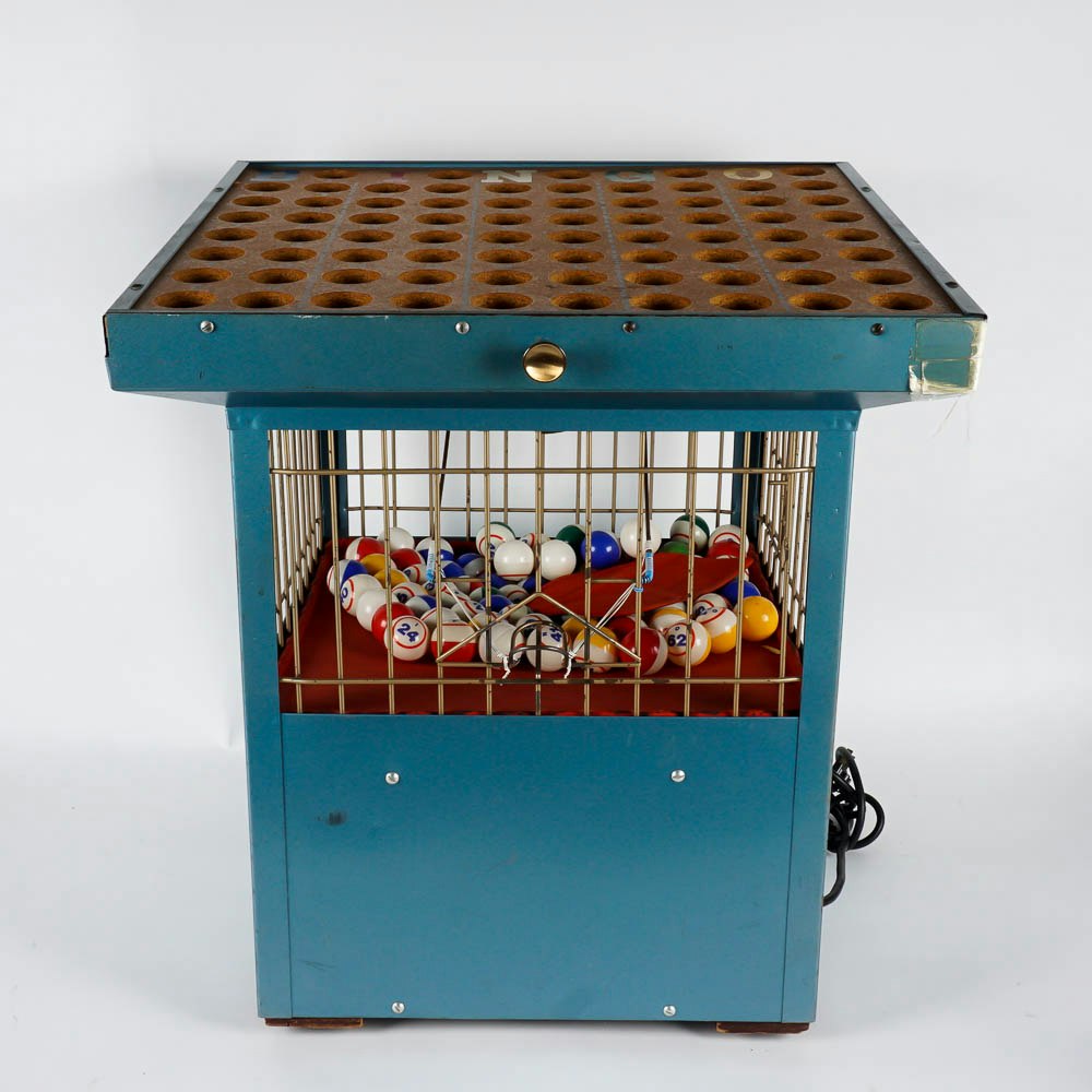 Vintage bingo cage Vintage bingo cage