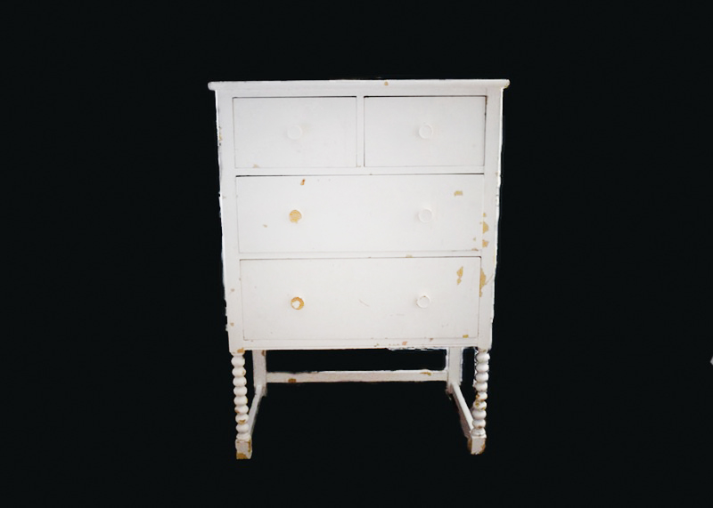 Jenny Lind Style Raised Chest Of Drawers Ebth