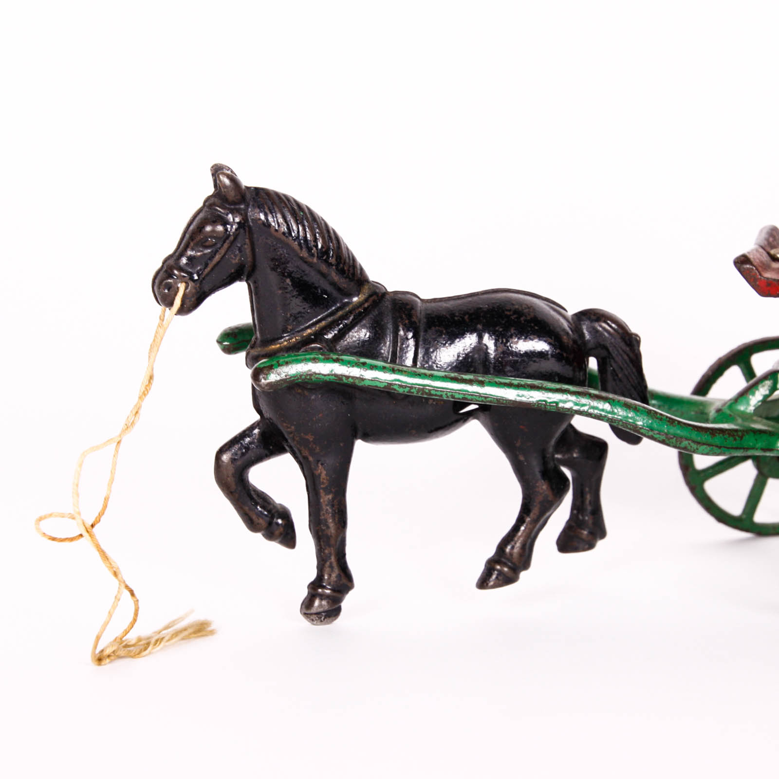 Antique Cast Metal Horse and Carriage Toy EBTH