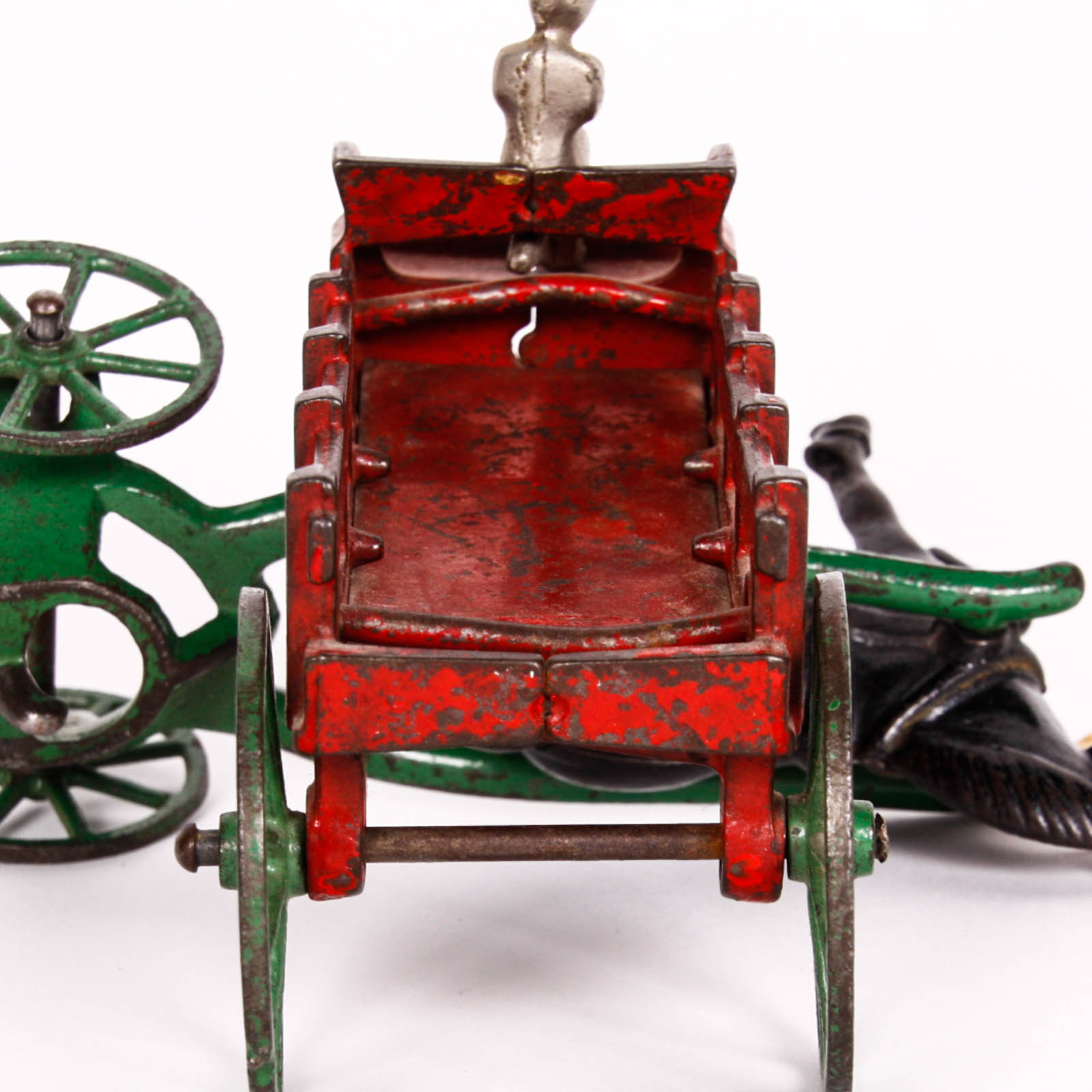 Antique Cast Metal Horse and Carriage Toy EBTH