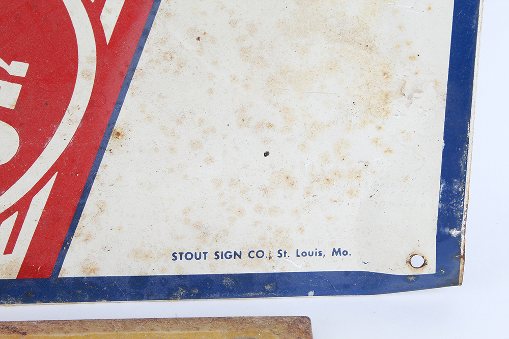 Pair of Vintage Metal Soda Signs EBTH