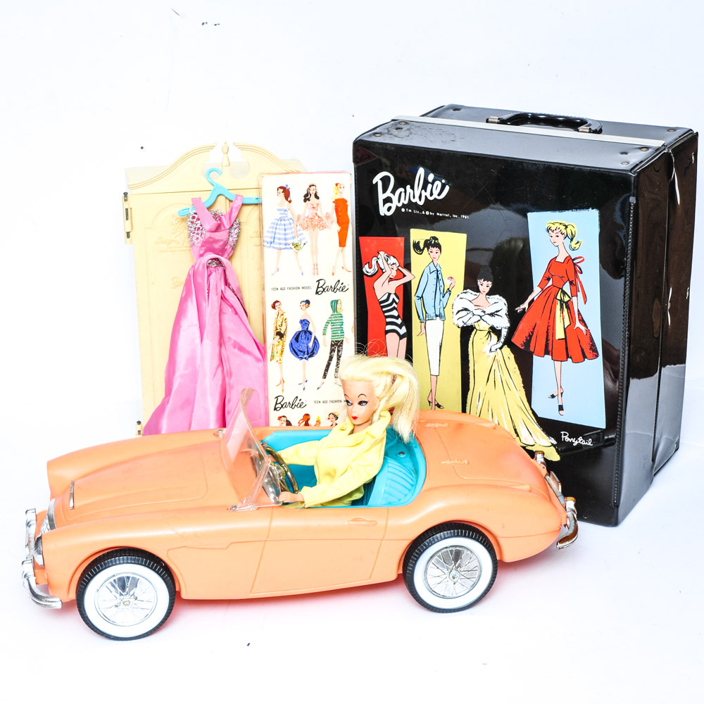 vintage barbie vanity set