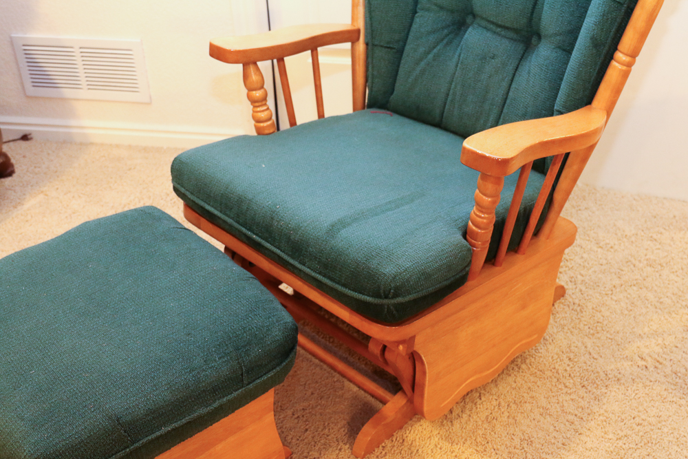 Matching Pair of Rocking Glider Chairs EBTH