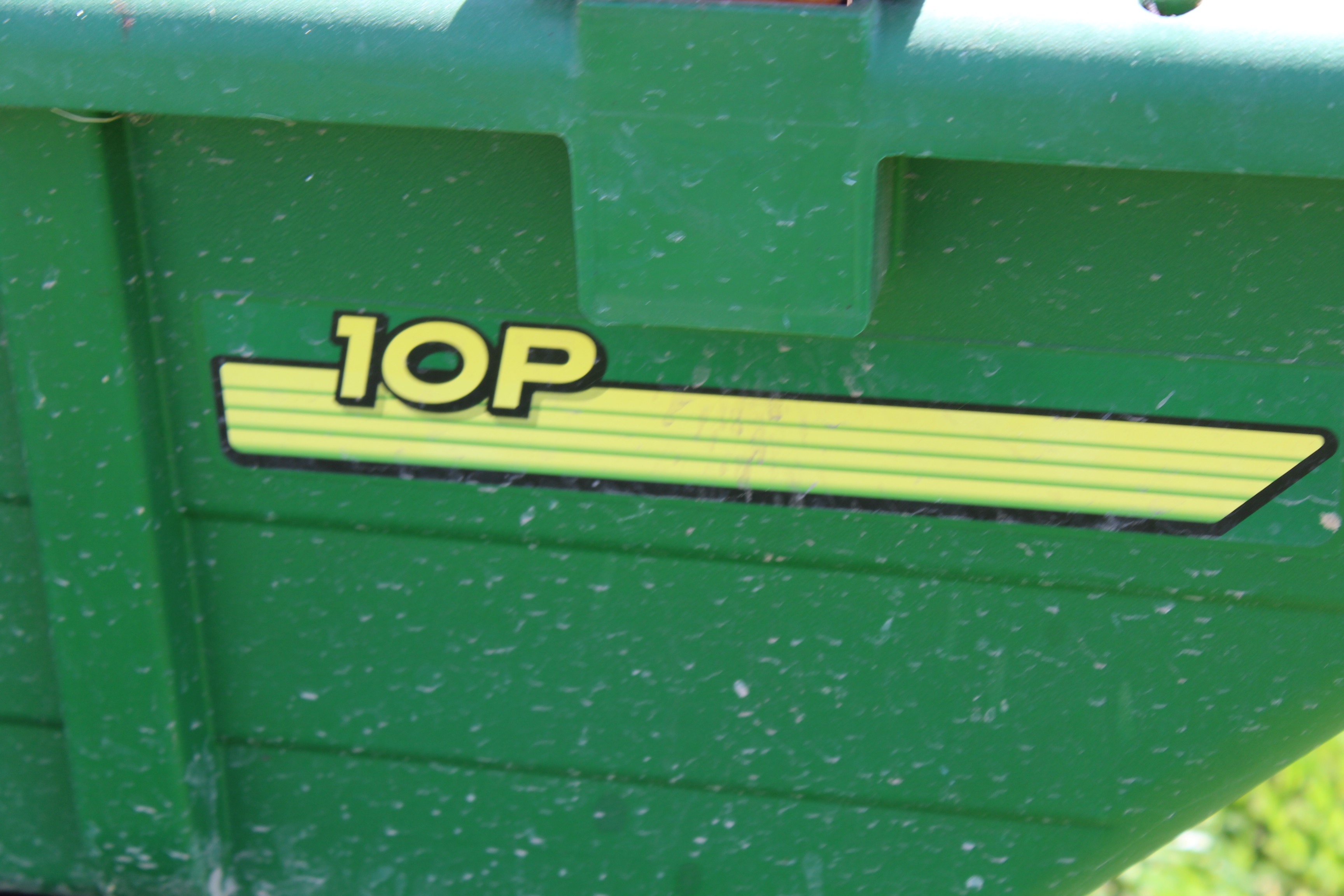 John Deere 10P TowBehind Poly Utility Cart with Custom Stake Bed and