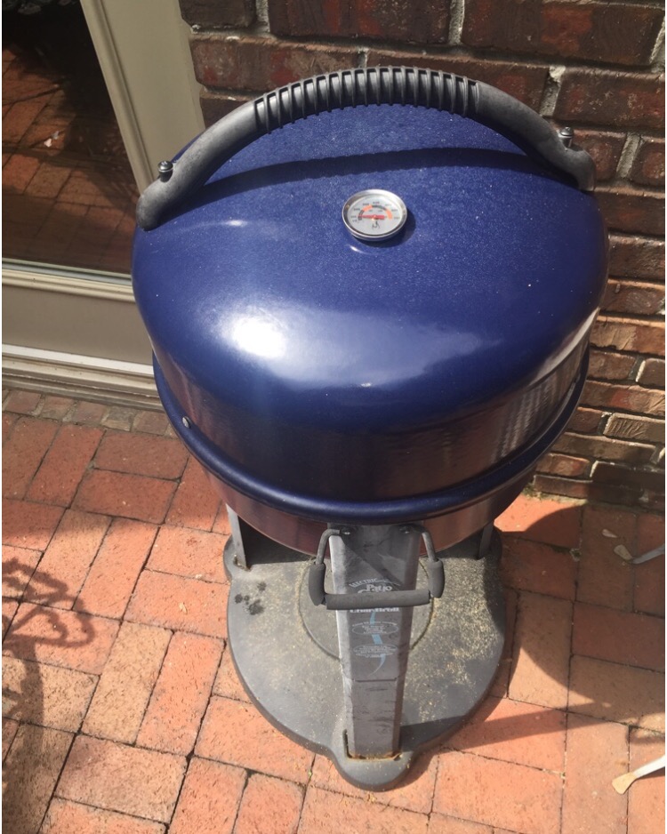 Blue Patio Caddie CharBroil Grill EBTH