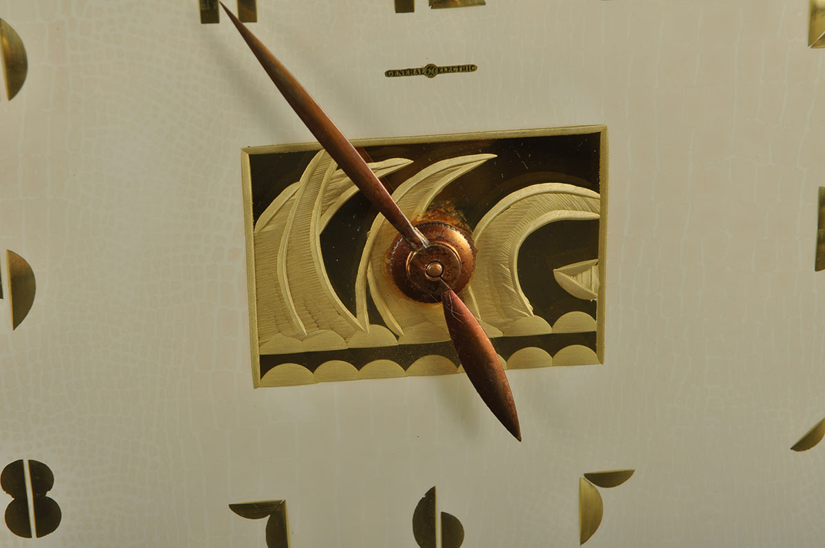 General Electric Art Deco Desk Clock "Mirage" by John Rainbault EBTH