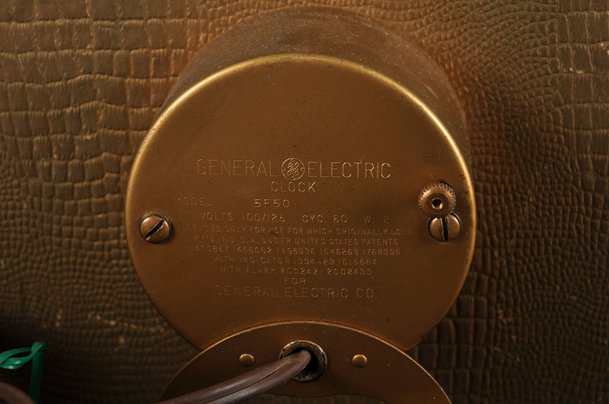 General Electric Art Deco Desk Clock "Mirage" by John Rainbault EBTH