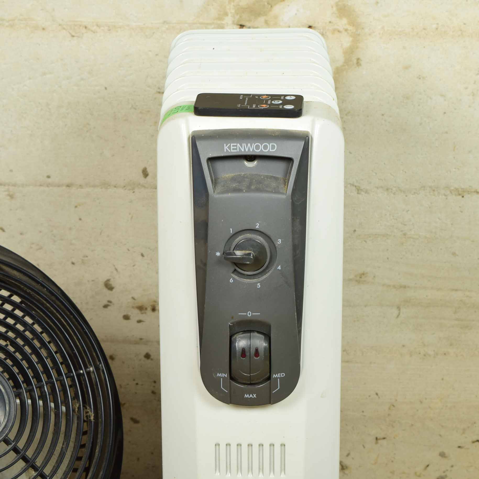 Kenwood Oil Filled Radiator Space Heater and Fan EBTH