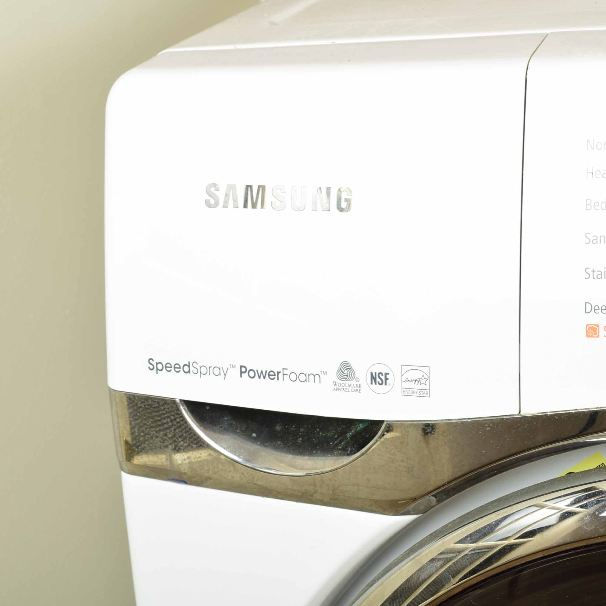 Samsung Front Load Washer and Stand EBTH