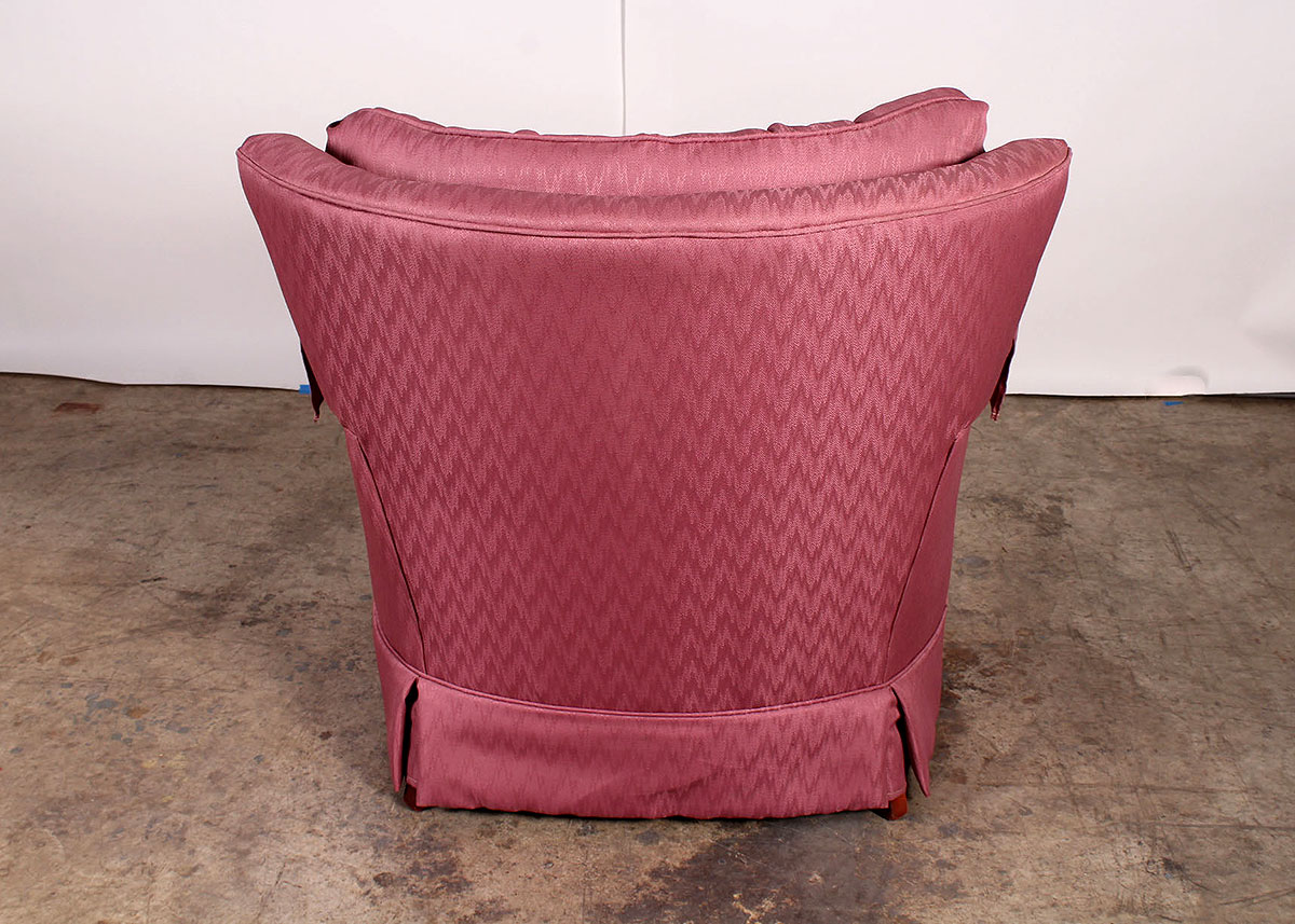 Pink Fabric Armchair EBTH