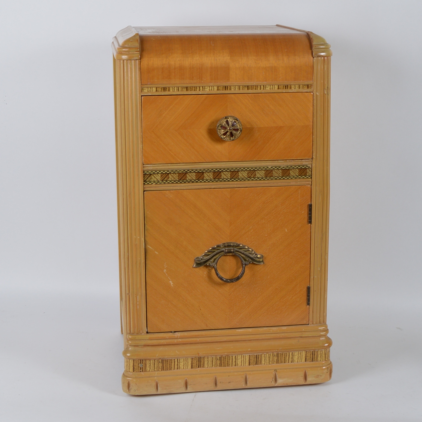 Art Deco Waterfall Nightstand EBTH