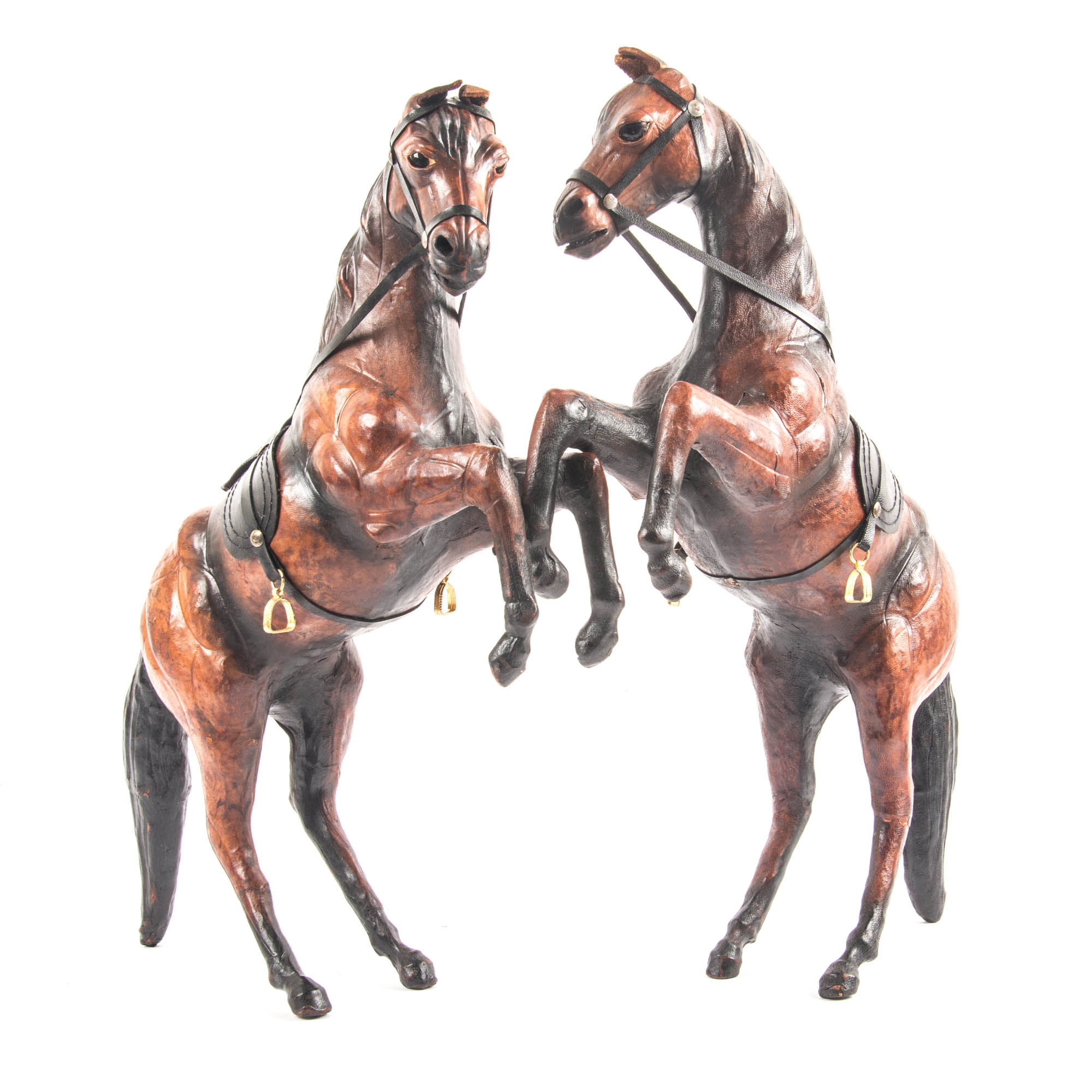 Vintage Leather Toy Horses EBTH