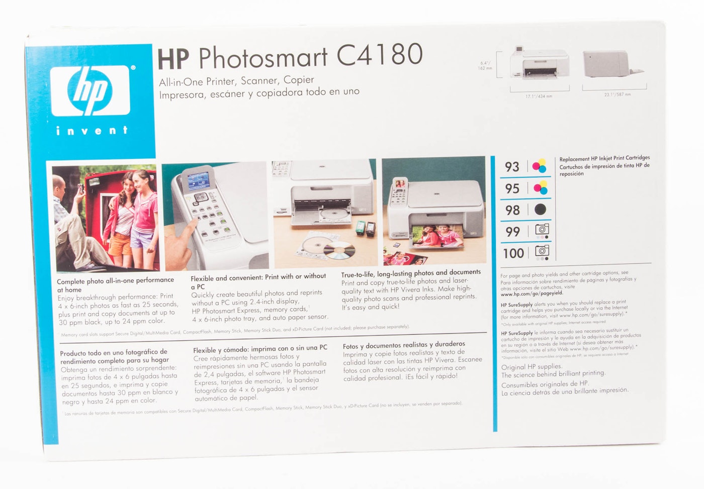 HP Photosmart C4180 AllinOne Printer, Scanner and Copier EBTH