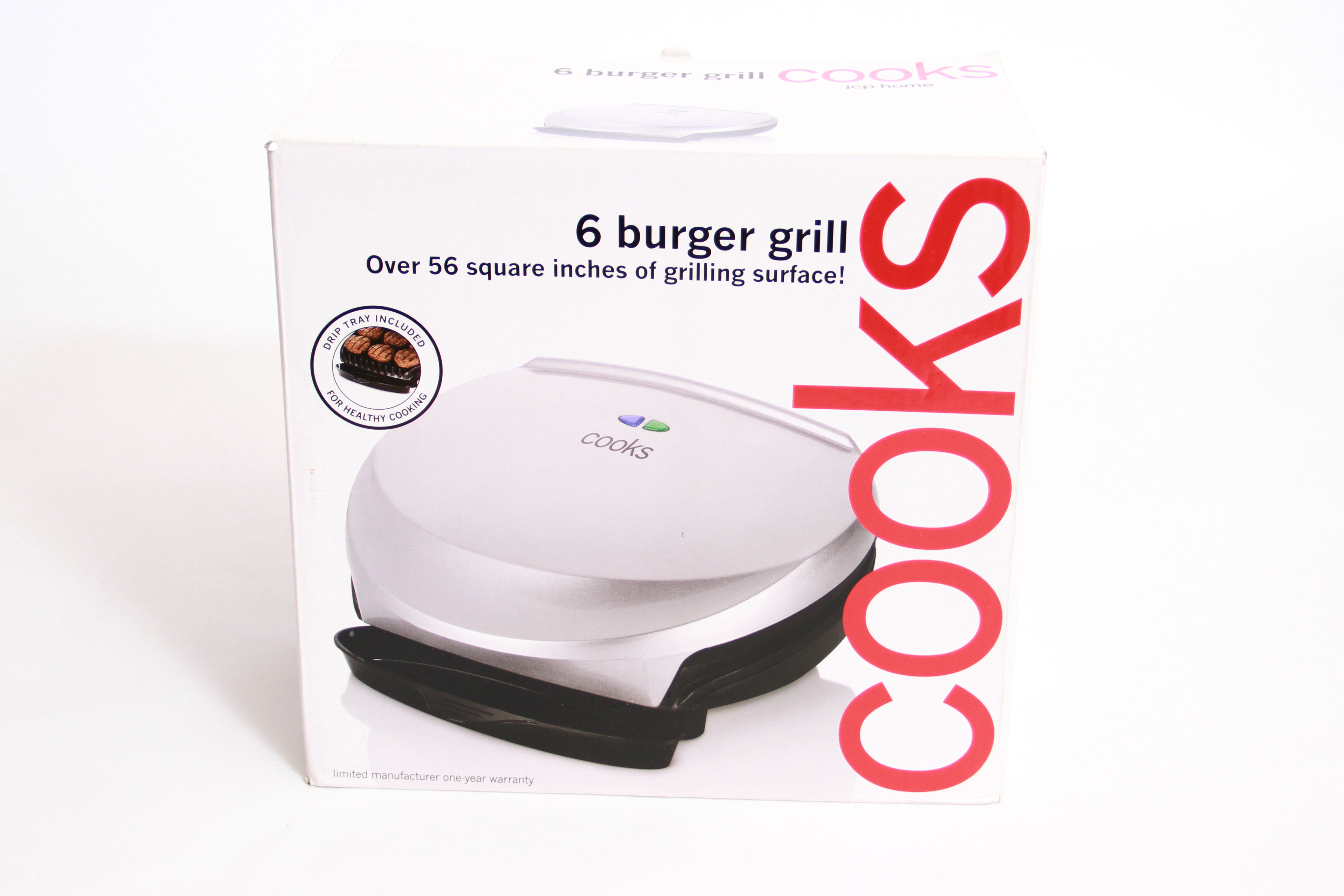 Cooks Electric Tabletop Burger Grill and Velata Electric Fondue Warmer
