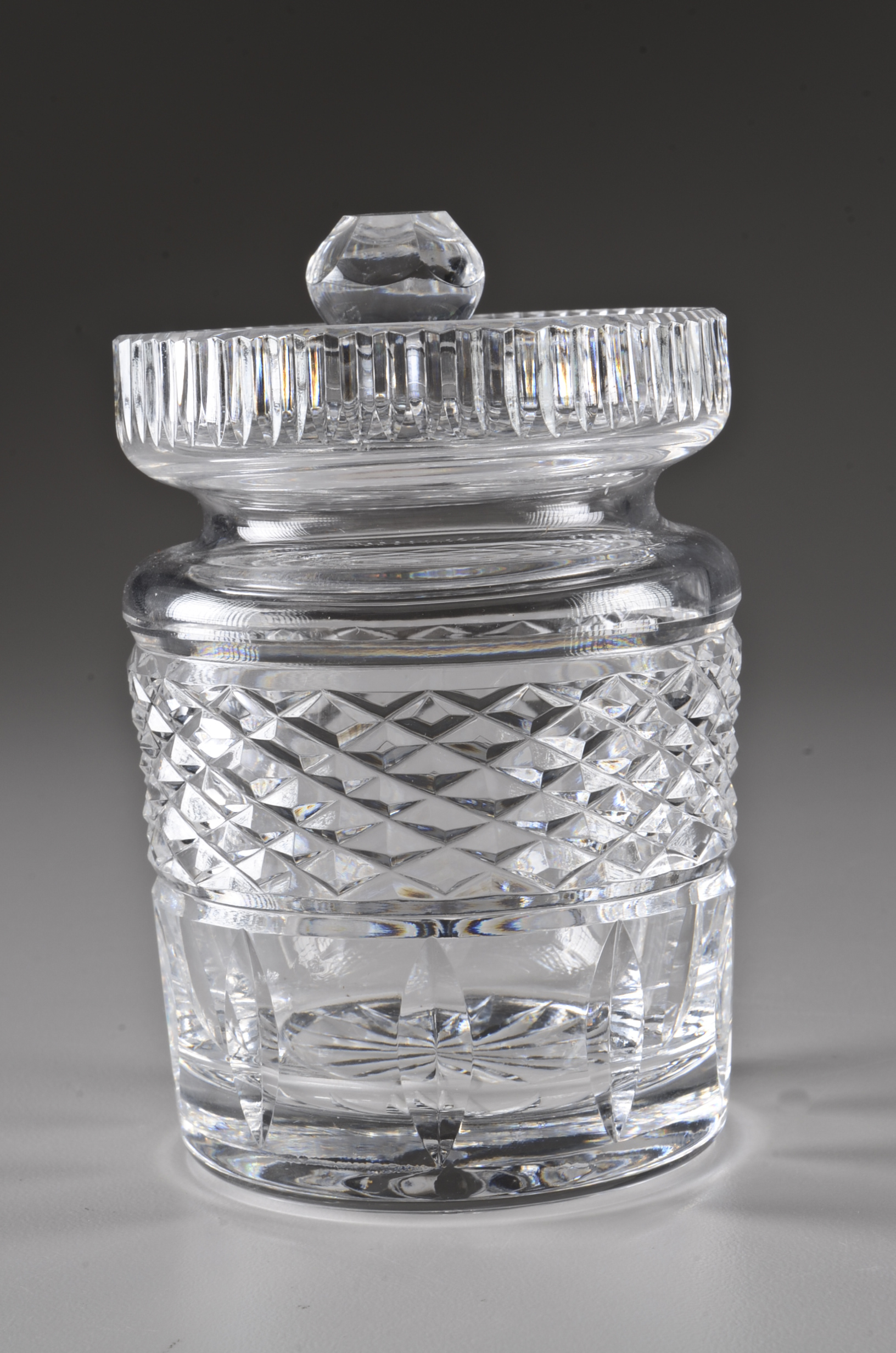 Waterford Cut Crystal Honey and Mustard Jars EBTH