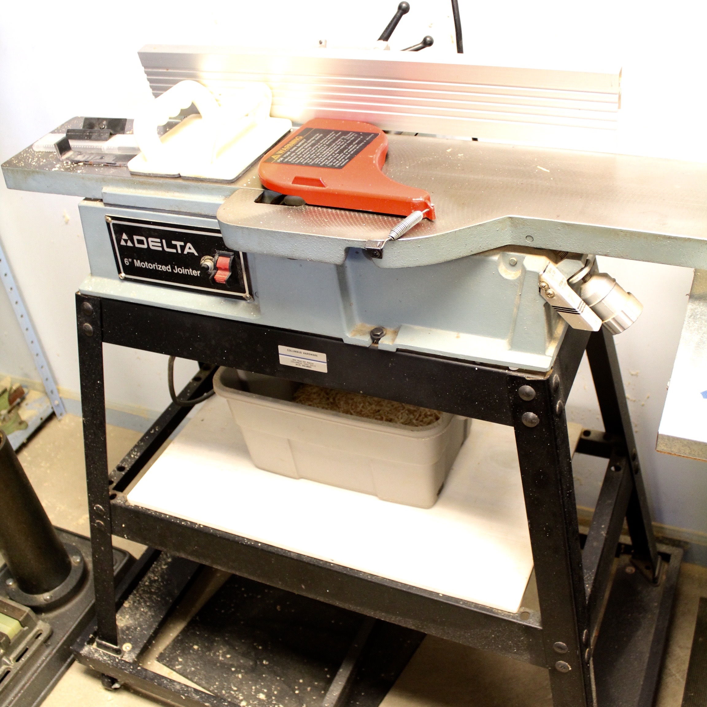 Delta 6" Motorized Jointer on Stand EBTH