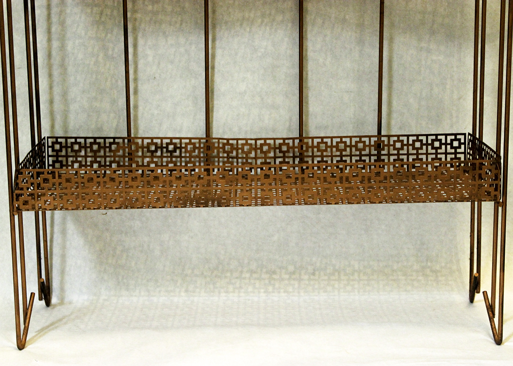 Vintage Metal Shelf EBTH