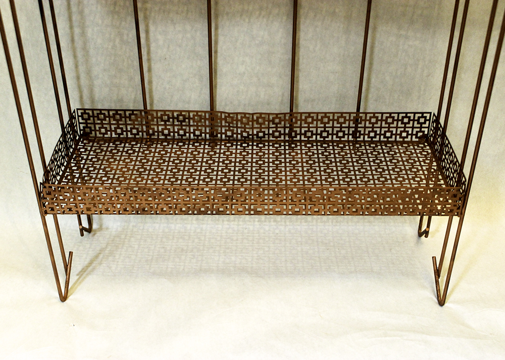 Vintage Metal Shelf EBTH