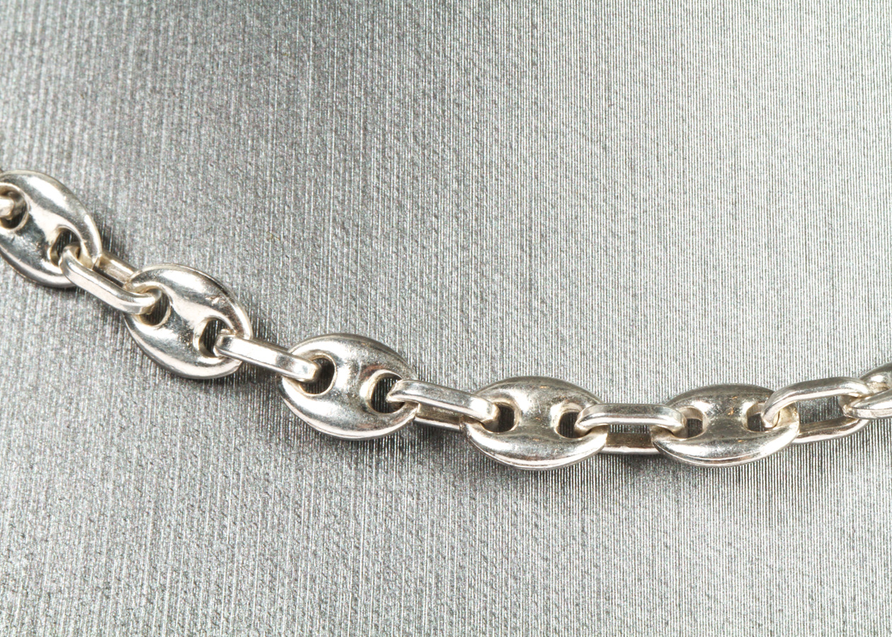 Sterling Silver Mariner Link Chain Necklace EBTH