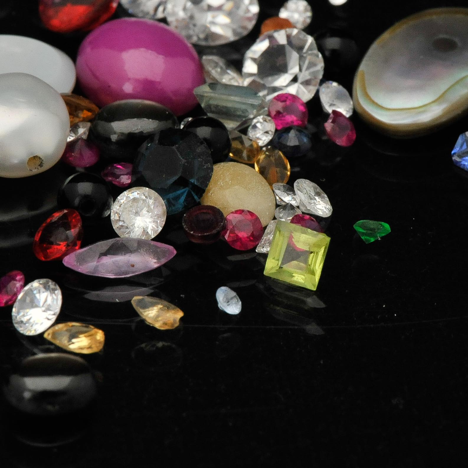 Collection of Loose Gemstones and Beads EBTH