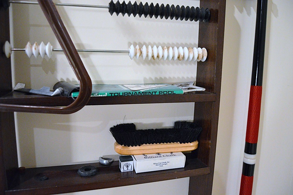 Mid Century Cue Master Pool Table with Accessories EBTH